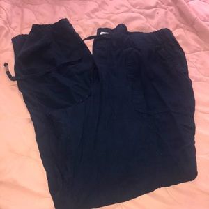 Navy blue sweatpants